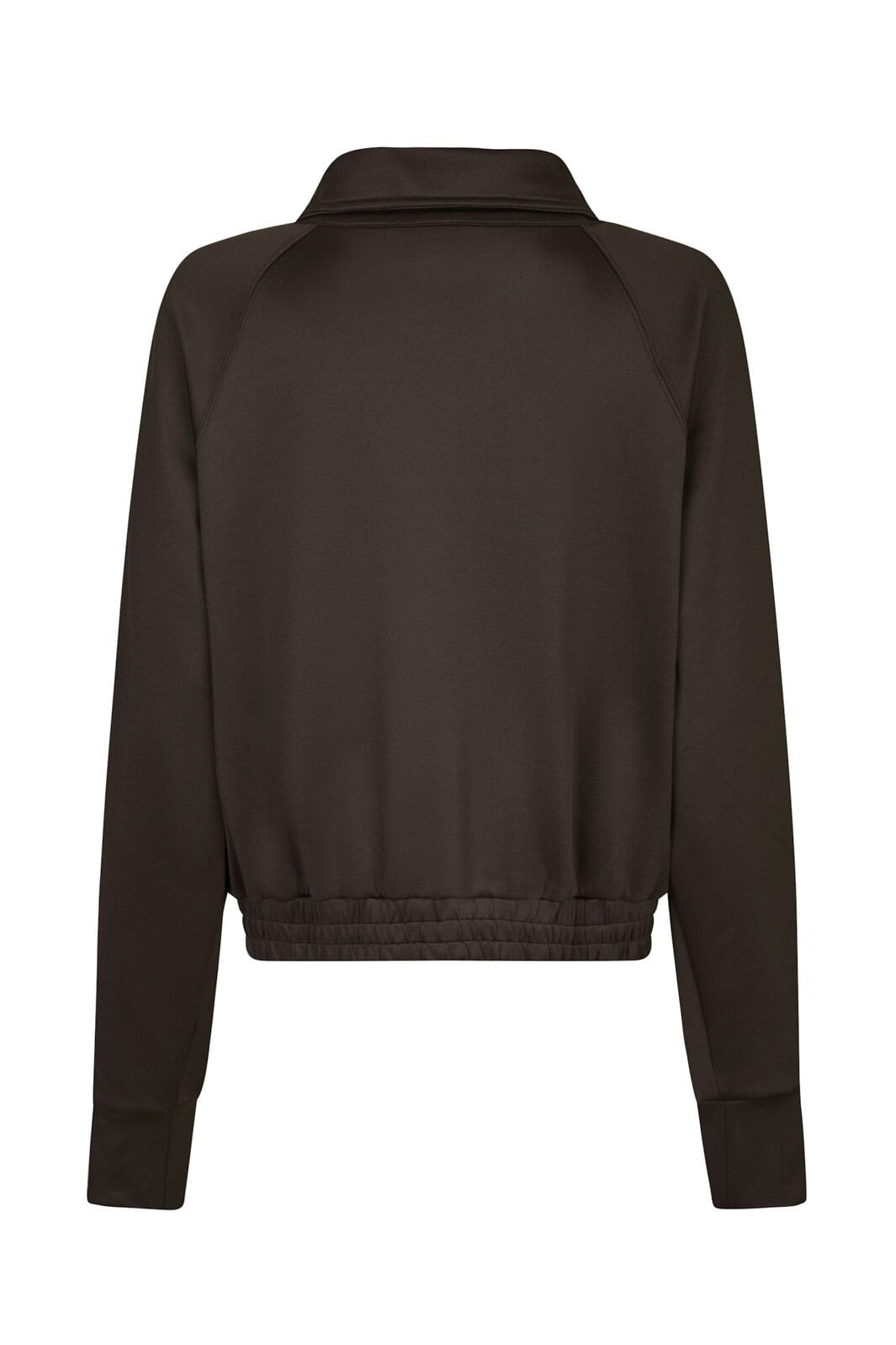 Neo Noir - Vera Track Suit Blouse 164247 - 676 - Dark Brown