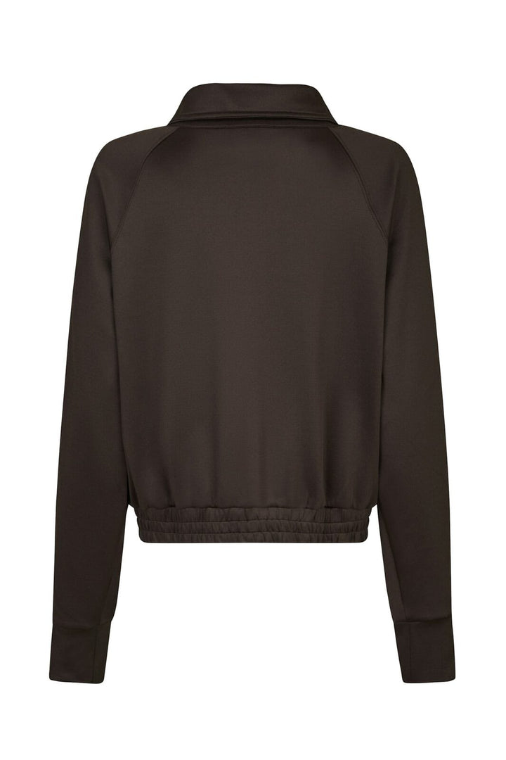 Neo Noir - Vera Track Suit Blouse 164247 - 676 - Dark Brown