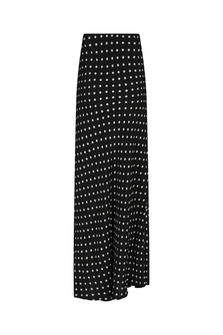 Neo Noir - Viso Crepe Dot Skirt 167940 - 100 - Black