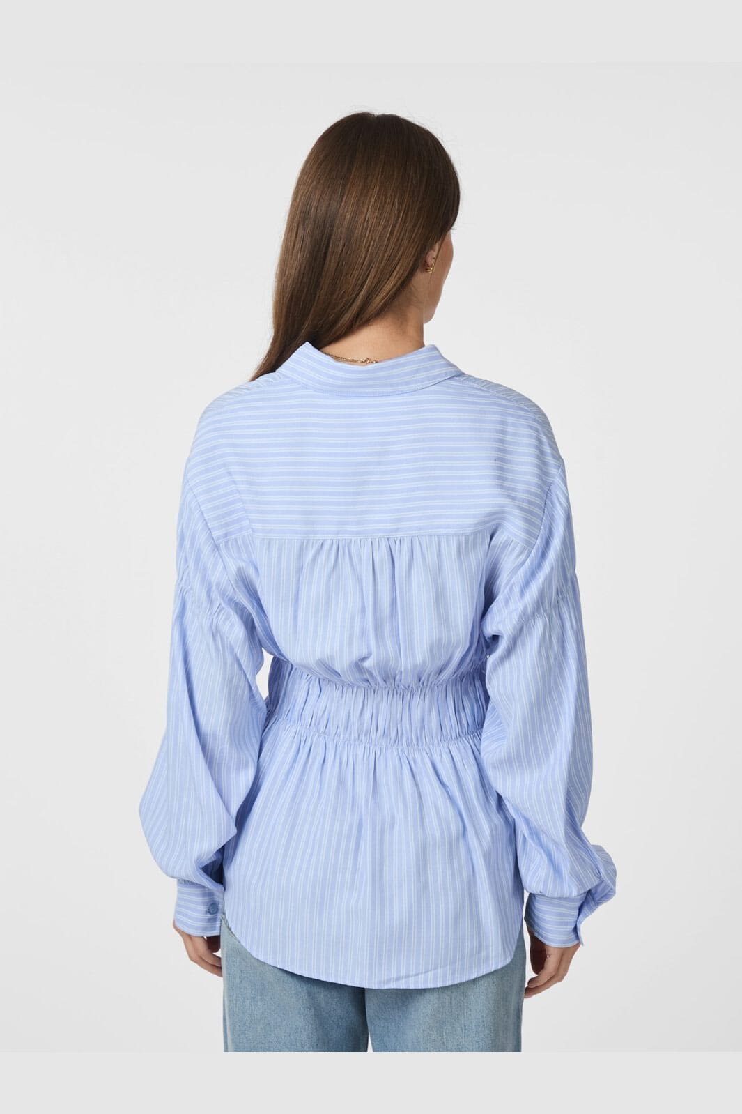 Neo Noir - Wales Stripe Shirt 166278 - 145 - Light Blue