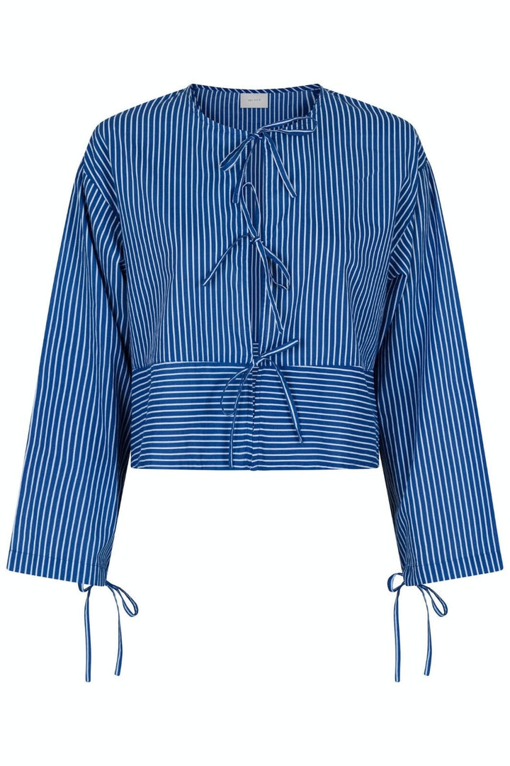 Neo Noir - Wanda Stripe Shirt - Blue Skjorter 