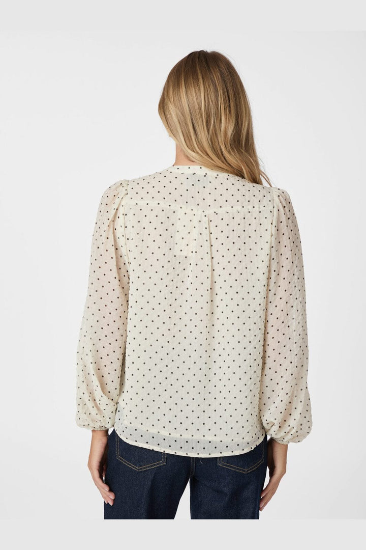 Neo Noir - Yrima Dot Blouse 166076 - 120 - White