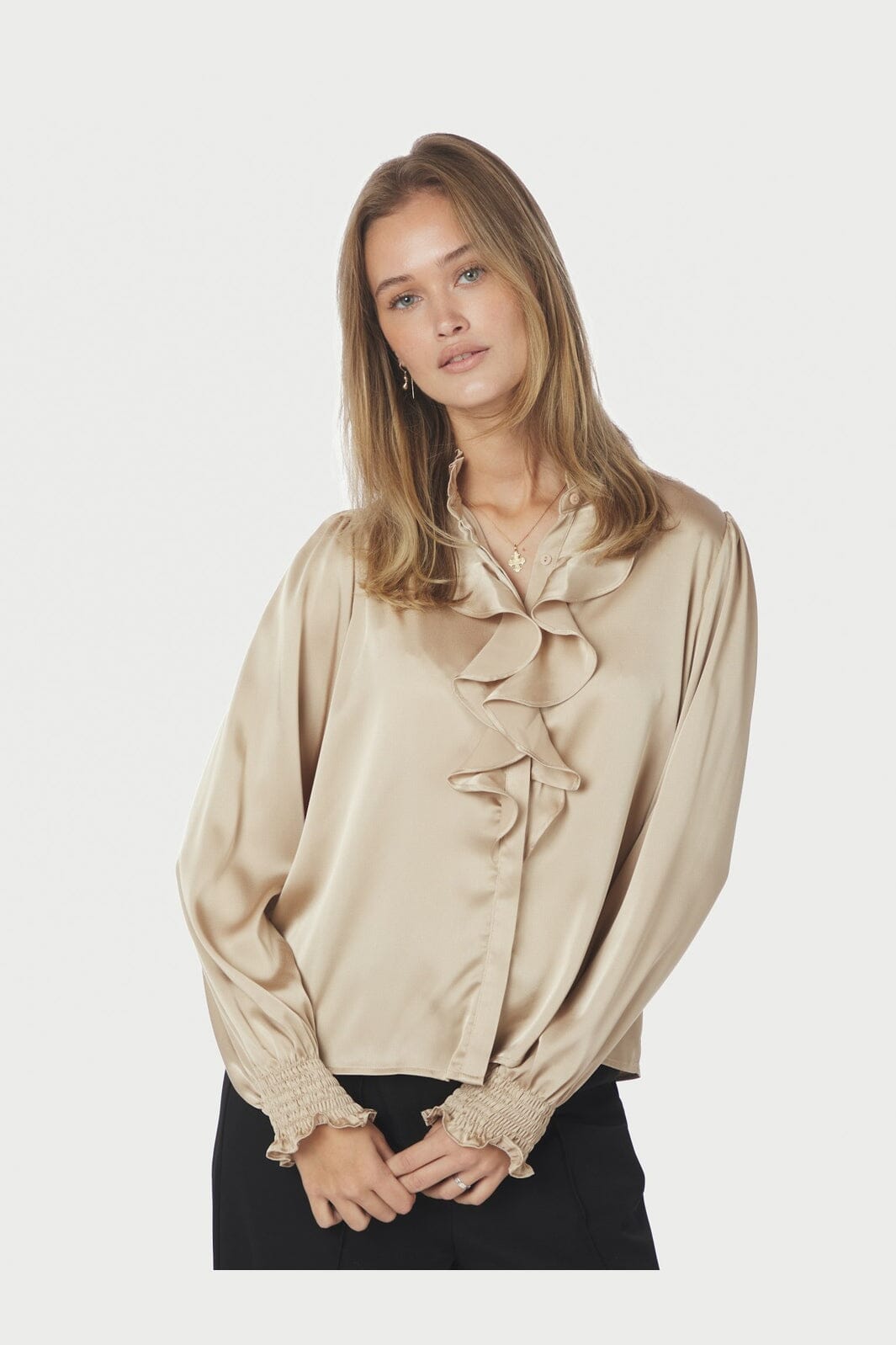 Neo Noir - Zamola Blouse 166450 - 125 - Dark Sand
