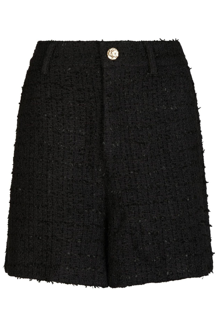 Neo Noir - Zanya Boucle Shorts 167198 - 100 - Black Shorts 