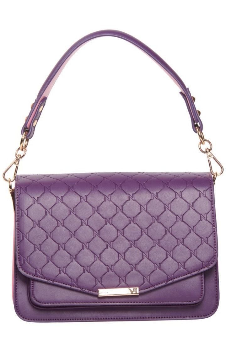 Noella - Blanca Multi Compartment Logo Bag - Plum Light Pink Tasker 