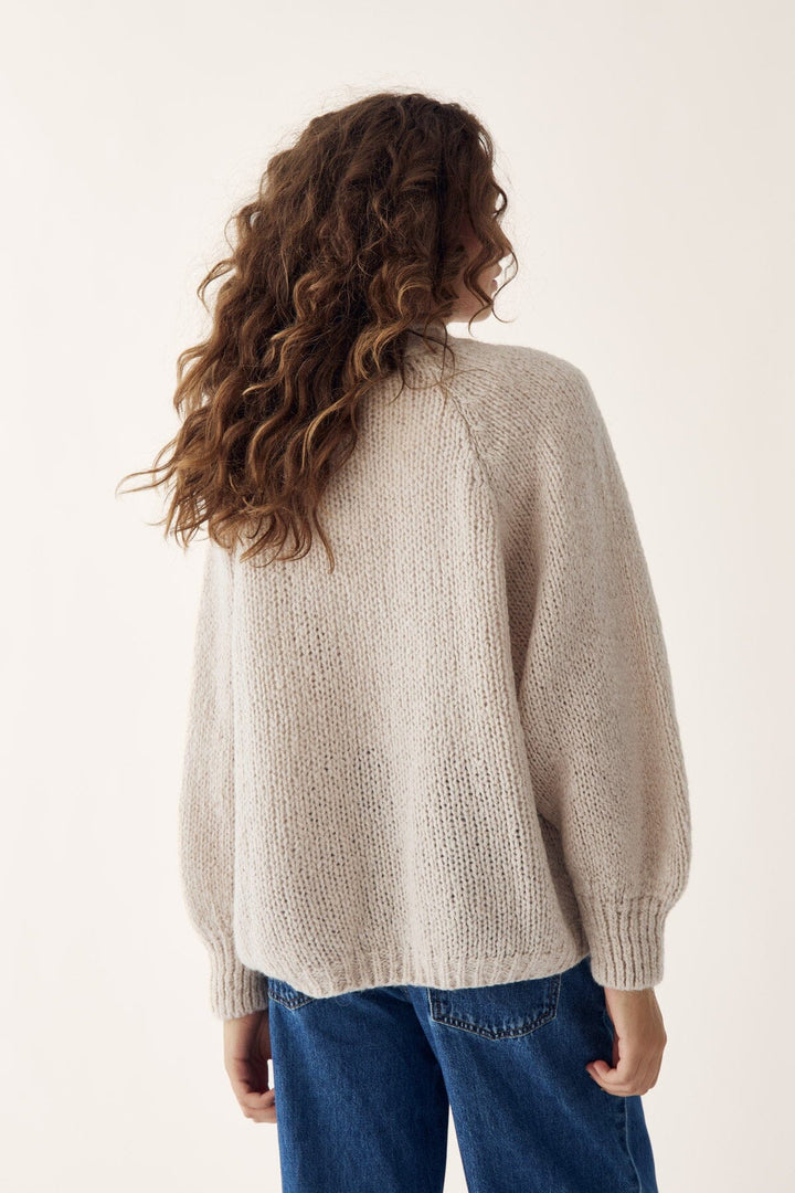 Noella - Fora Knit Cardigan - Sand Cardigans 