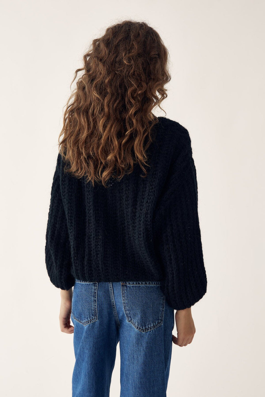 Noella - Joseph Knit Sweater - 004 Black Strikbluser 