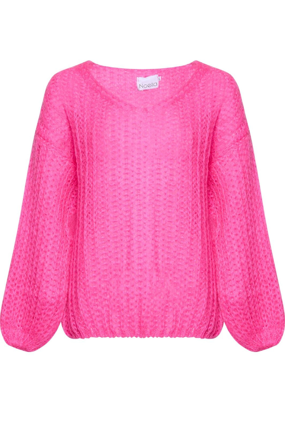 Noella - Joseph Knit Sweater - 031 Bright Pink Strikbluser 