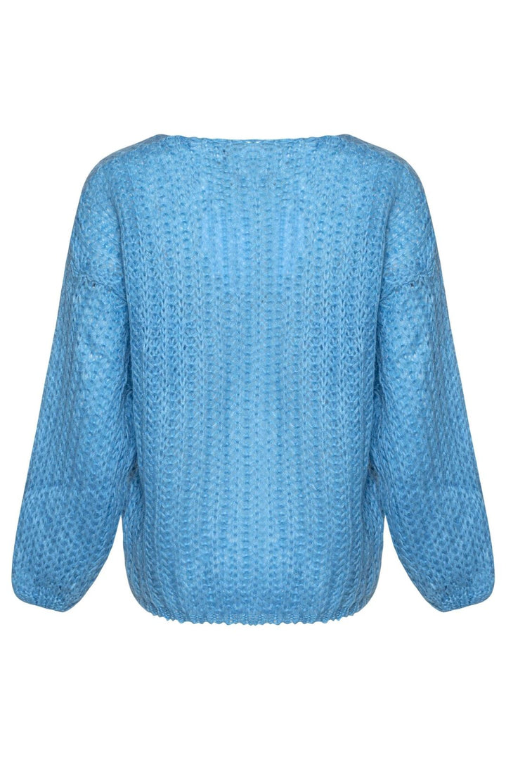 Noella - Joseph Knit Sweater - 109 Blue Strikbluser 