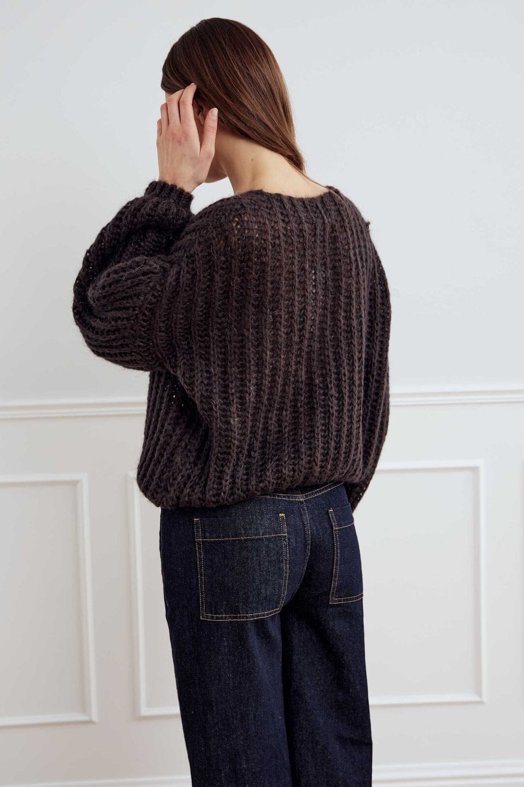 Noella - Joseph Knit Sweater 12265001 - 548 - Dark Brown