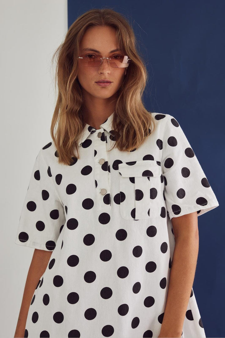 Noella - Jozie Dress 13280003 - 1323 Carmella White Print