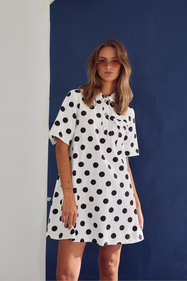 Noella - Jozie Dress 13280003 - 1323 Carmella White Print