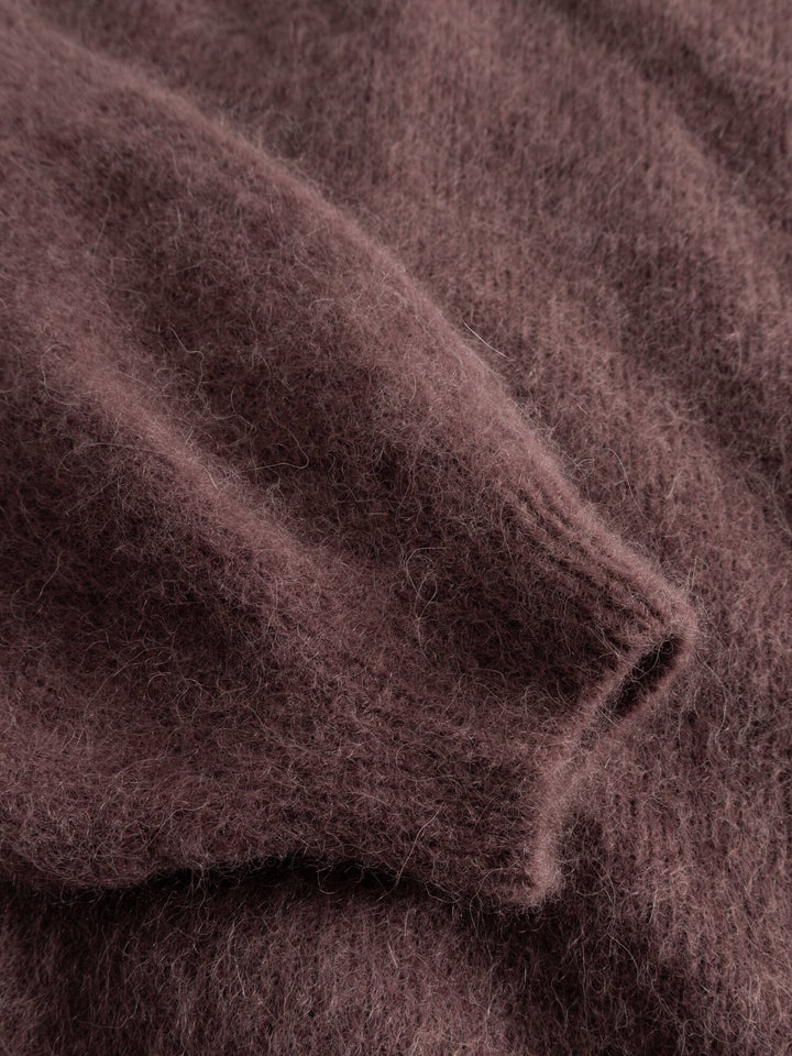 Noella - Kae Knit 12940085 - 1471 - Medium Brown Strikbluser 