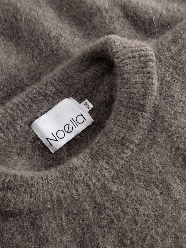 Noella - Kae Knit 12940085 - 173 - Coffee Strikbluser 
