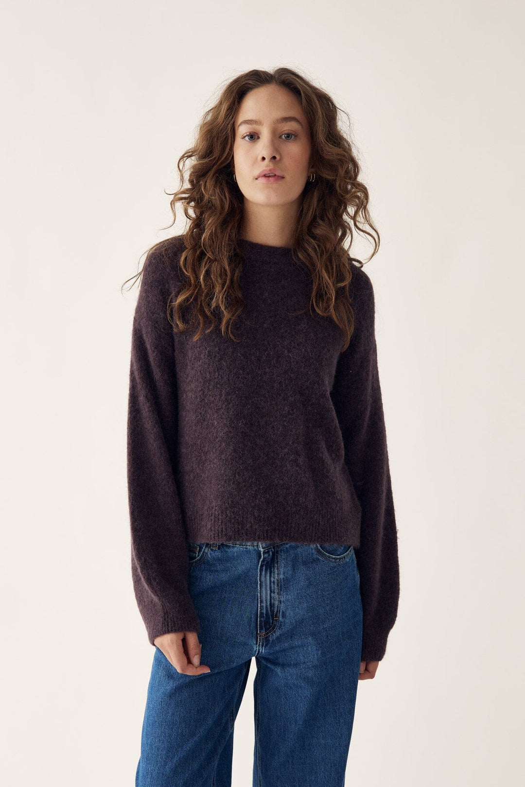 Noella - Kae Knit Cardigan 12940084 - 674 - Chocolate Cardigans 