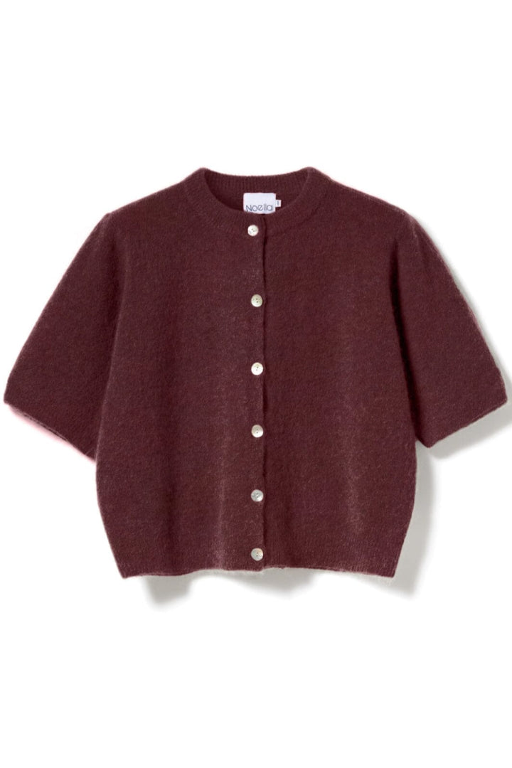 Noella - Kae Ss Knit Cardigan 12940086 - 1285 - Rust Cardigans 