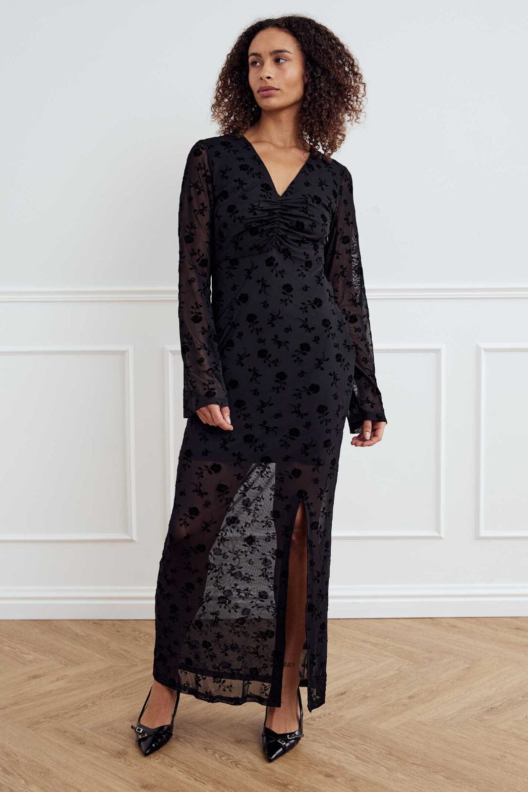Noella - Kameyella Dress 14110002 - 1385 - Clarity Black Print