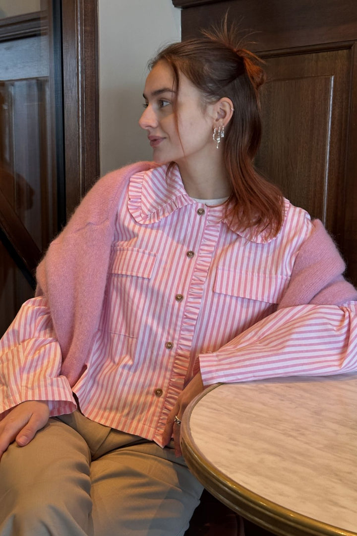 Noella - Kendyll Shirt - 365 Rose Stripe Skjorter 