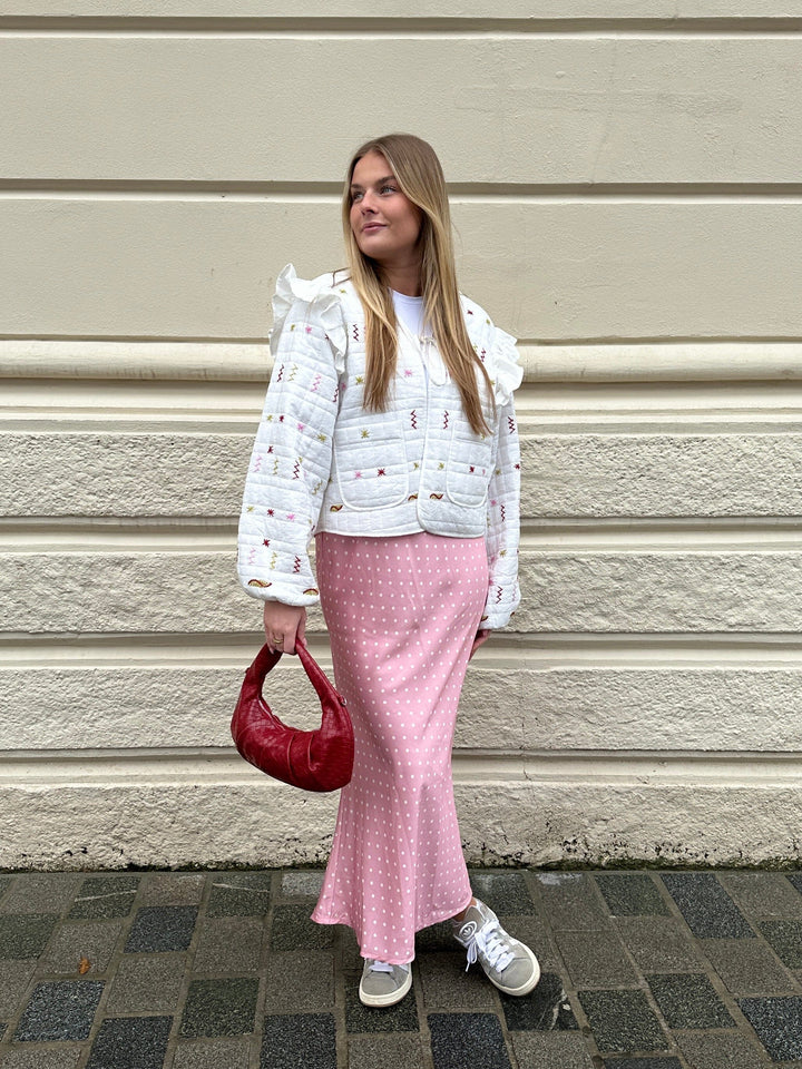 Noella - Kenya Skirt 13450001 - 1335 Carmine Blush Print Nederdele 