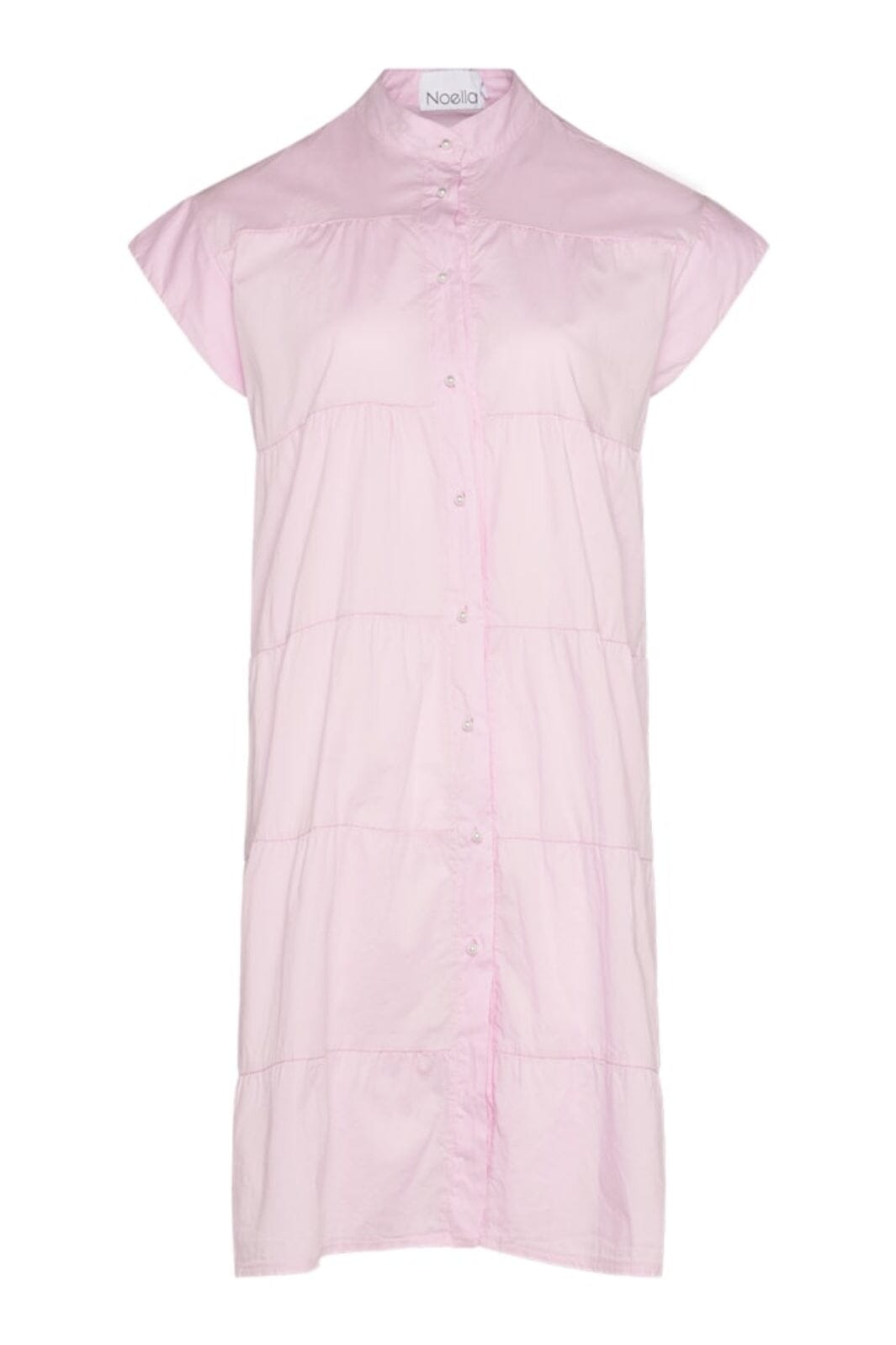 Noella - Kiki Ss Pearl Dress Cotton Poplin - Lavender Kjoler 