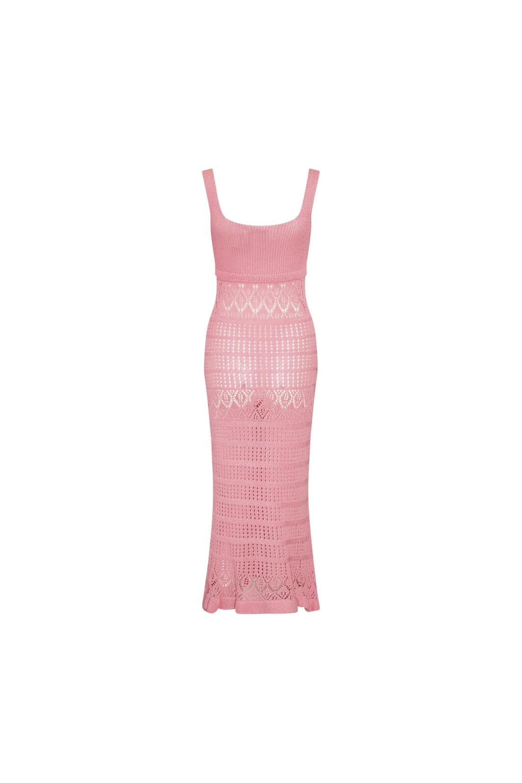 Noella - Lacey Knit Dress 13160001 - 017 Pink