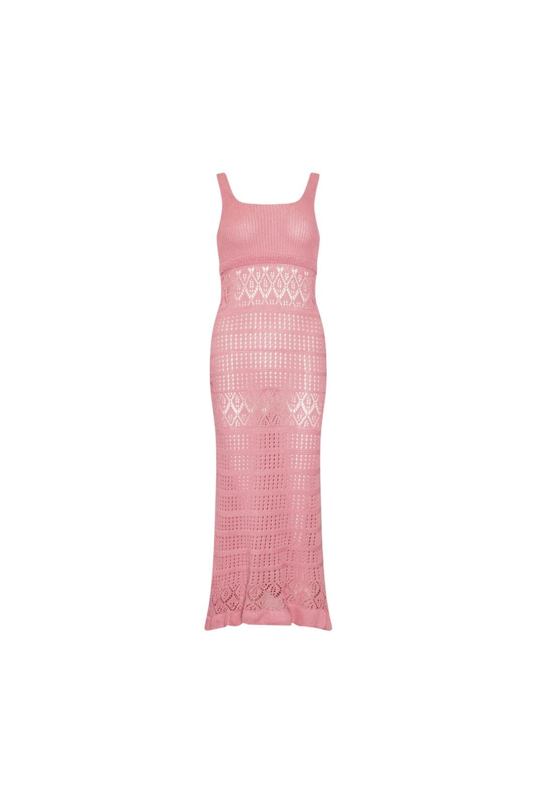 Noella - Lacey Knit Dress 13160001 - 017 Pink