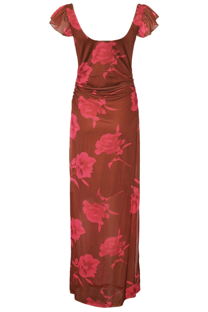 Noella - Lauryn Dress 13460001 - 1337 Cassie Brown Print Kjoler 