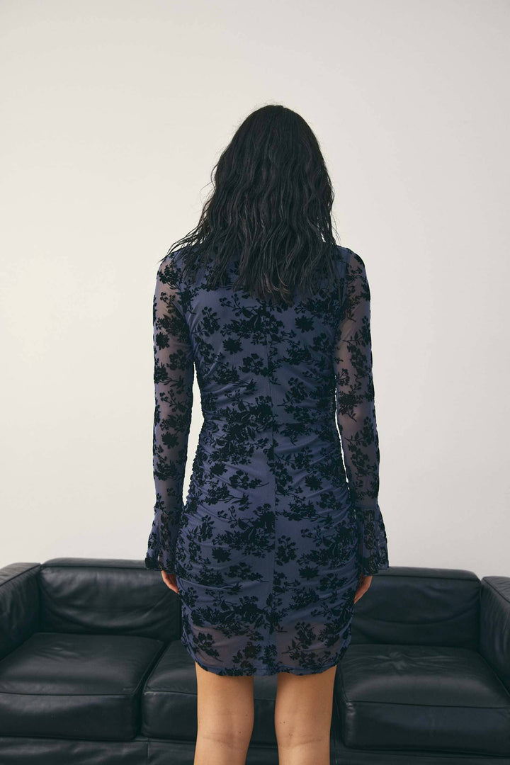 Noella - Lavetta Dress 14560001 - 1412 - Cobi Blue Print Kjoler 