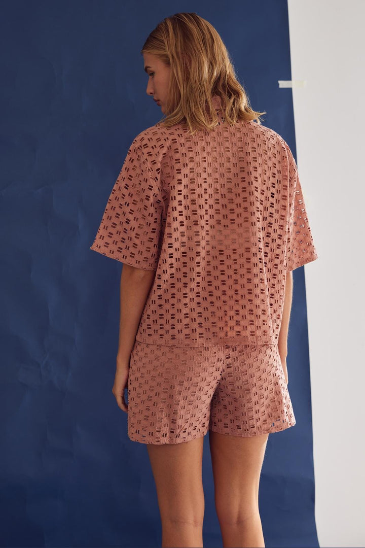 Noella - Layne Shorts 13370002 - 409 Terracotta