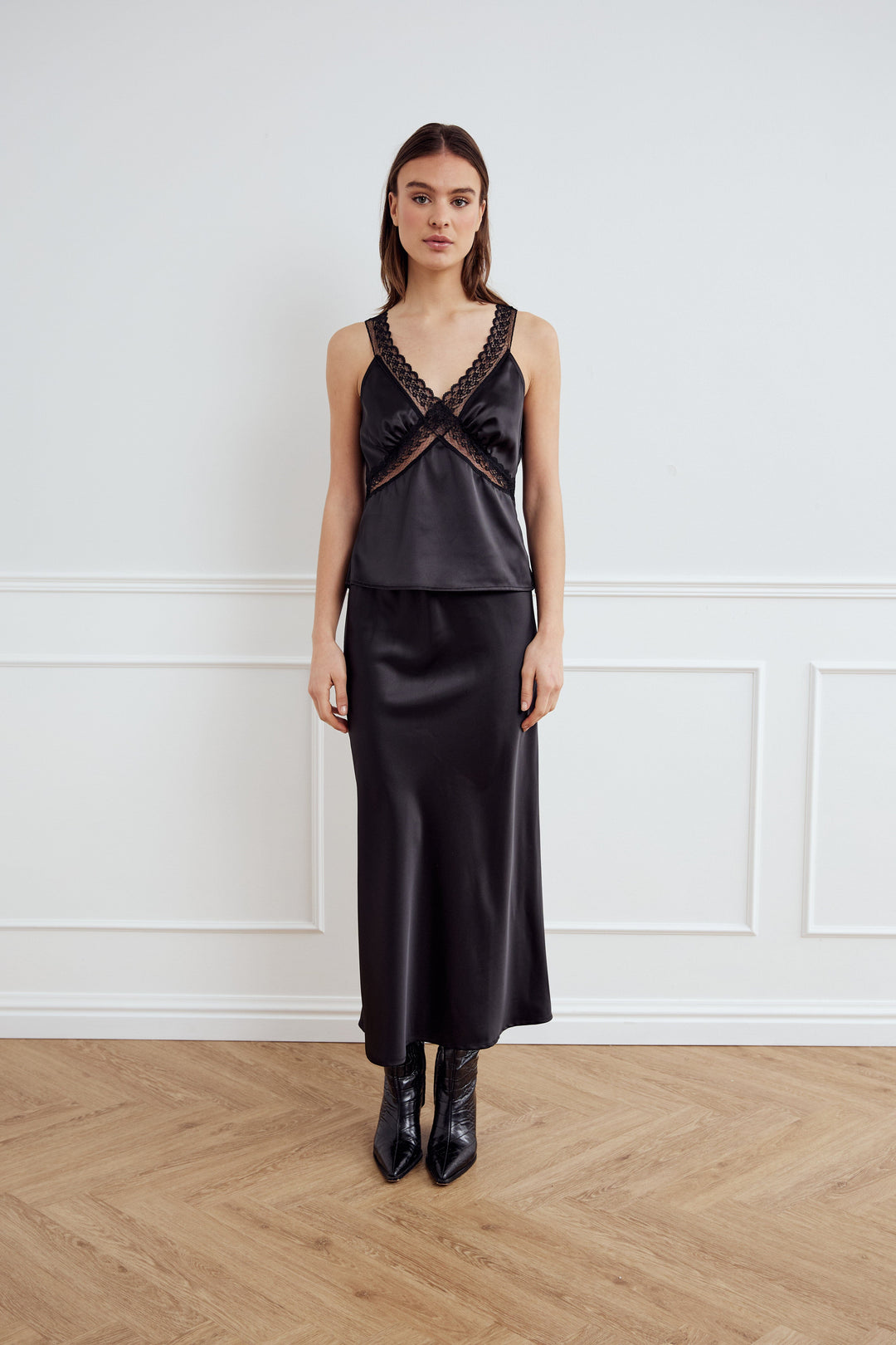 Noella - Leonora Skirt 14050003 - 004 - Black Nederdele 