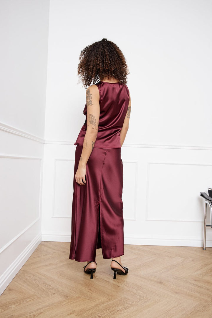 Noella - Leonora Skirt 14050003 - 1355 - Dusty Mahogany