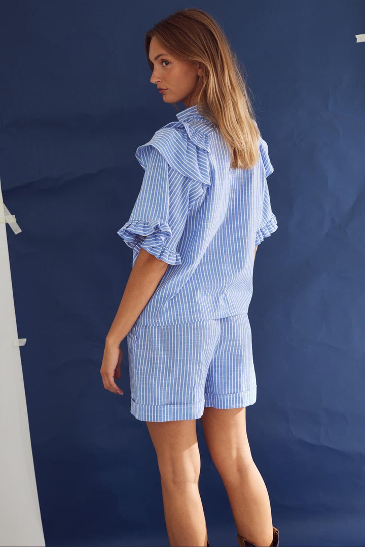 Noella - Letty Shorts 13470001 - 117 Blue Stripe
