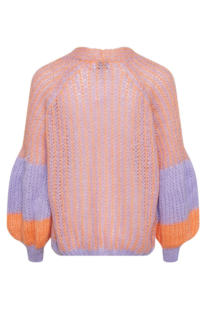 Noella - Liana Knit Cardigan - Lilac/Apricot Mix Cardigans 