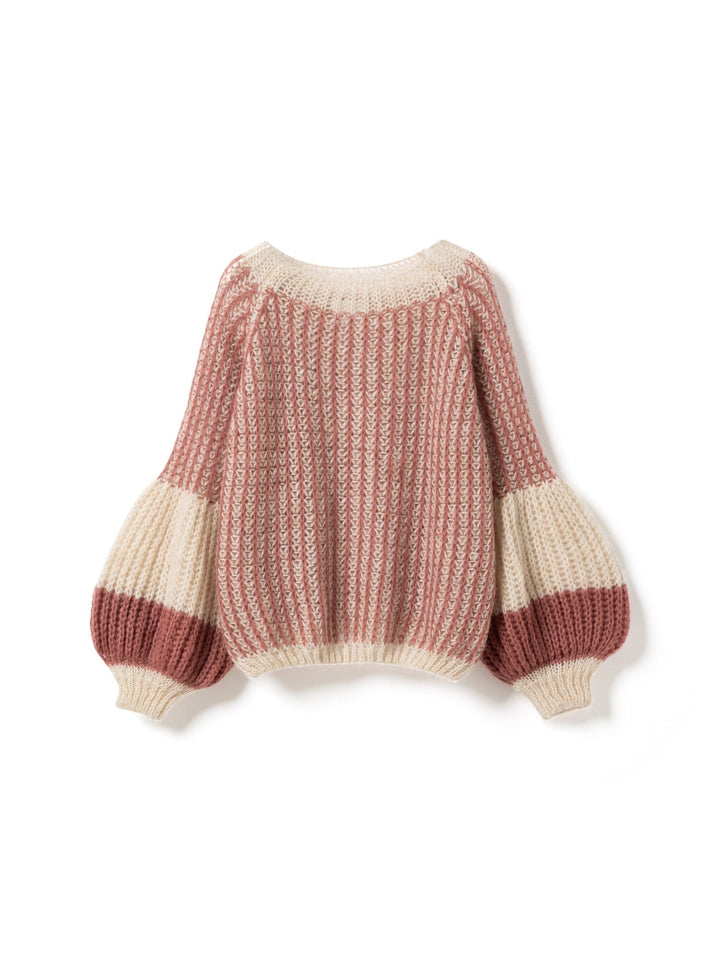 Noella - Liana Knit Sweater 12260014 - 1386 - Rose Cream Strikbluser 