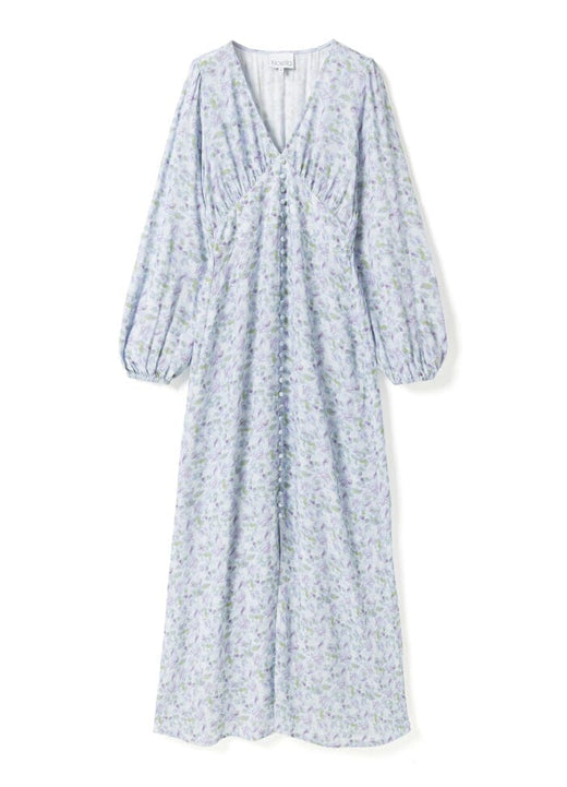 Noella - Lilith Maxi Dress 14160005 - 1390 - Cinthia Blue Print Kjoler 