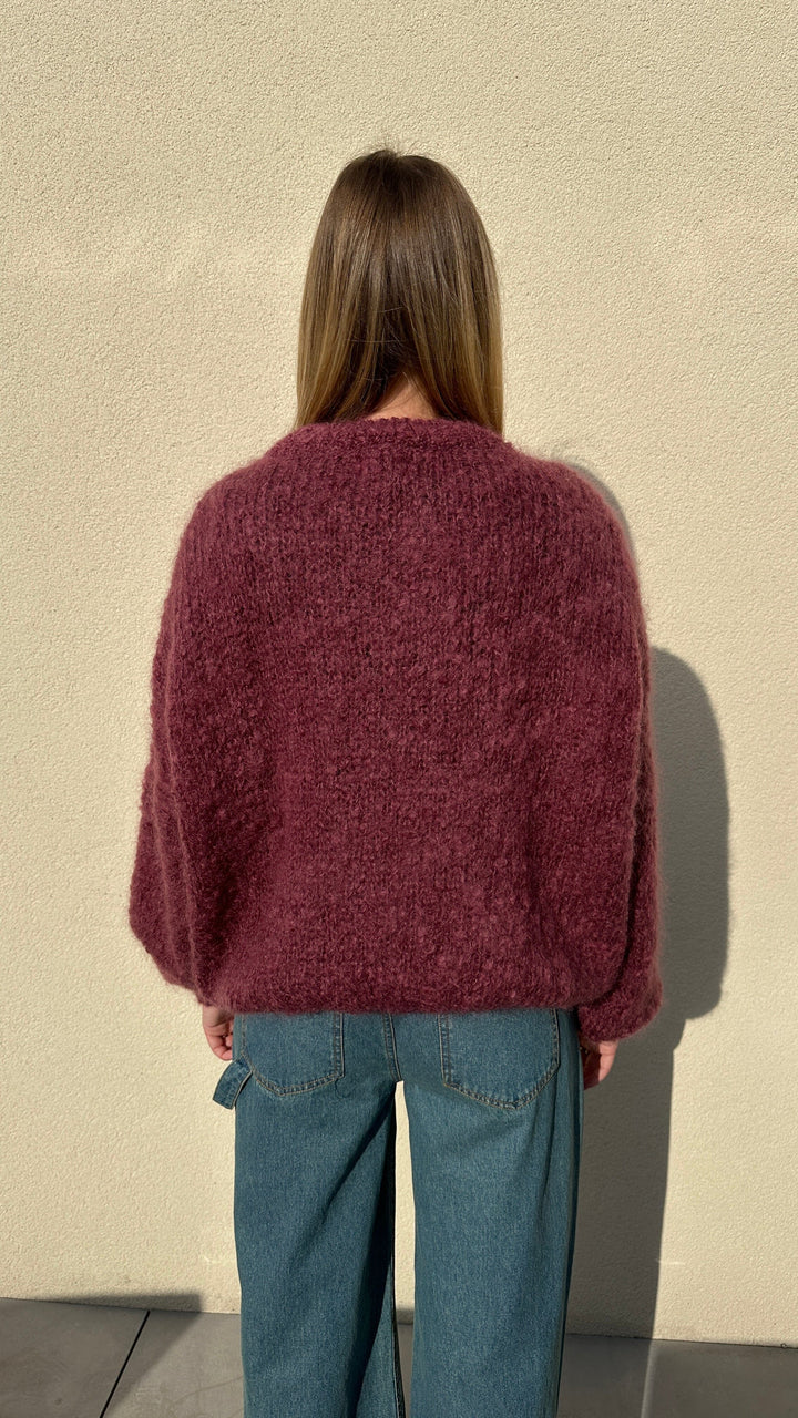 Noella - Linnie Knit 14180001 - 1285 - Rust Strikbluser 