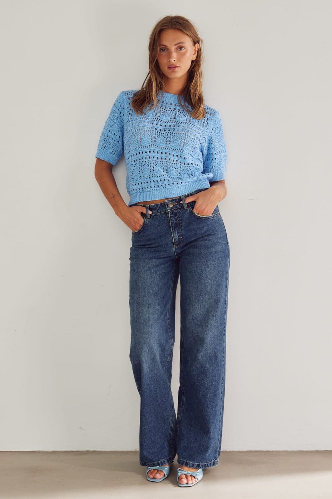 Noella - Livia Knit Top 13170001 - 1311 - Vista Blue