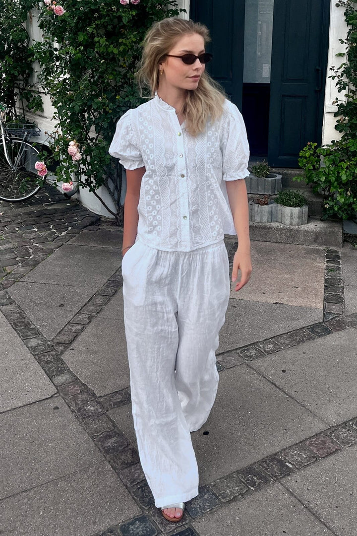 Noella - Lorann Pants 14700004 - 028 - White Bukser 