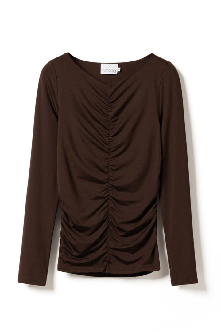 Noella - Luanna Top 10580008 - 674 - Chocolate bluser 