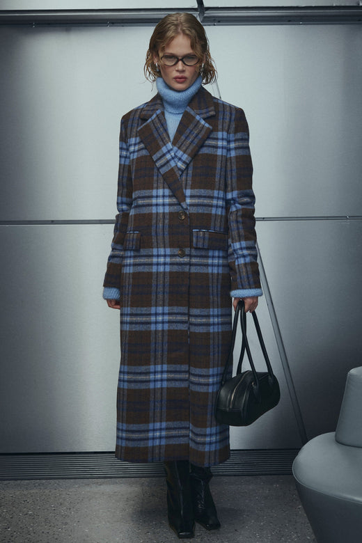 Noella - N-Jaci Coat 16110001 - 1484 - Daliyah Blue Check Jakker 