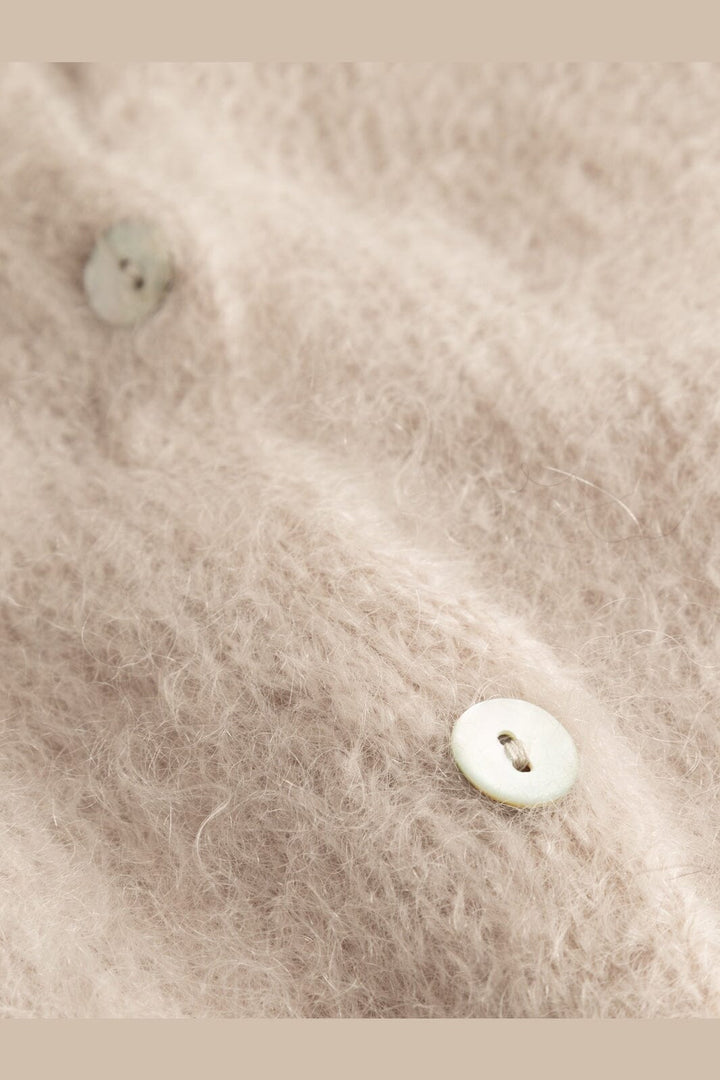 Noella - N-Kae Mohair Cardigan 15250003 - 1206 - Oyster