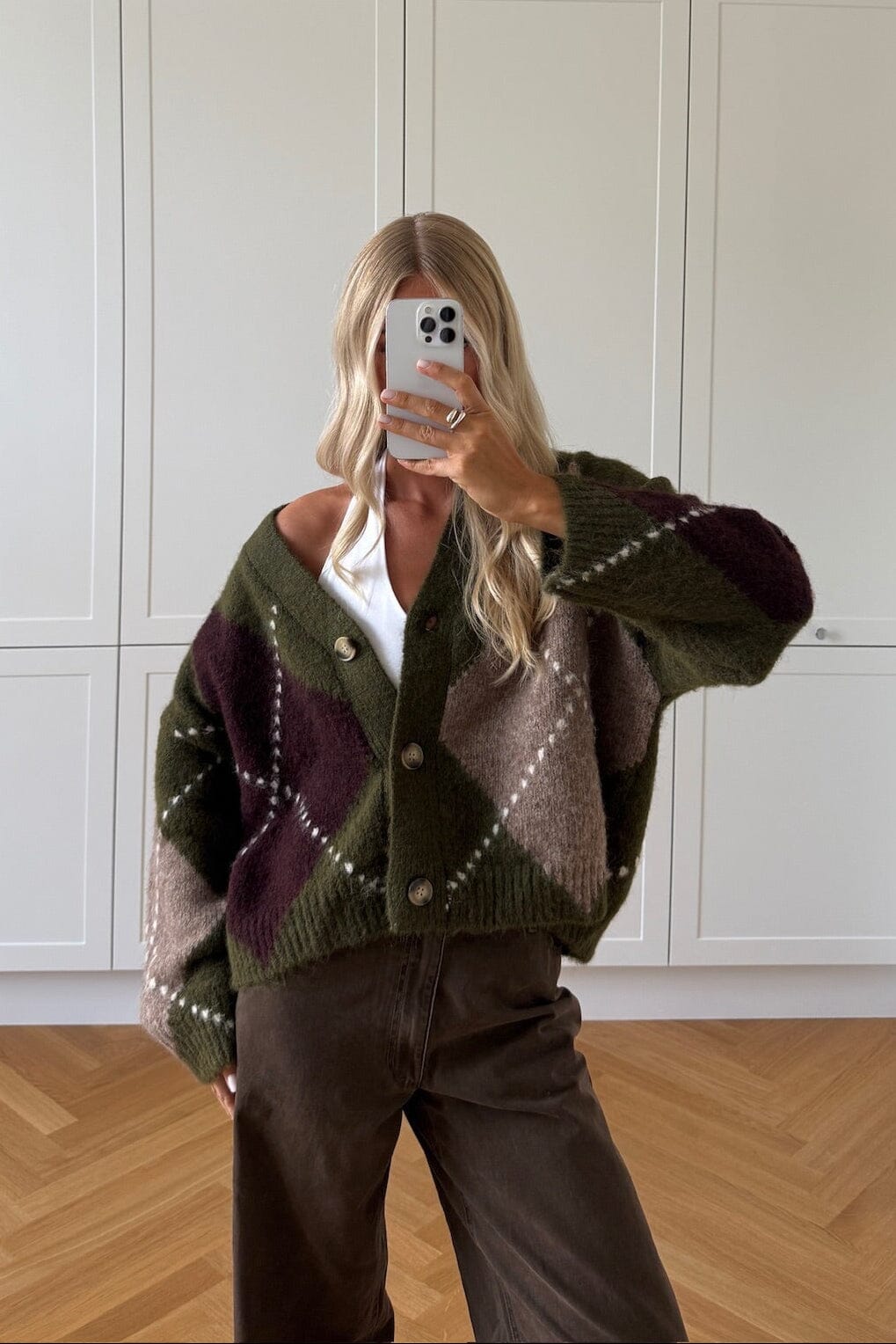 Noella - N-Laiana Knit Cardigan 14670002 - 1512 - Avocado Green Mix Cardigans 