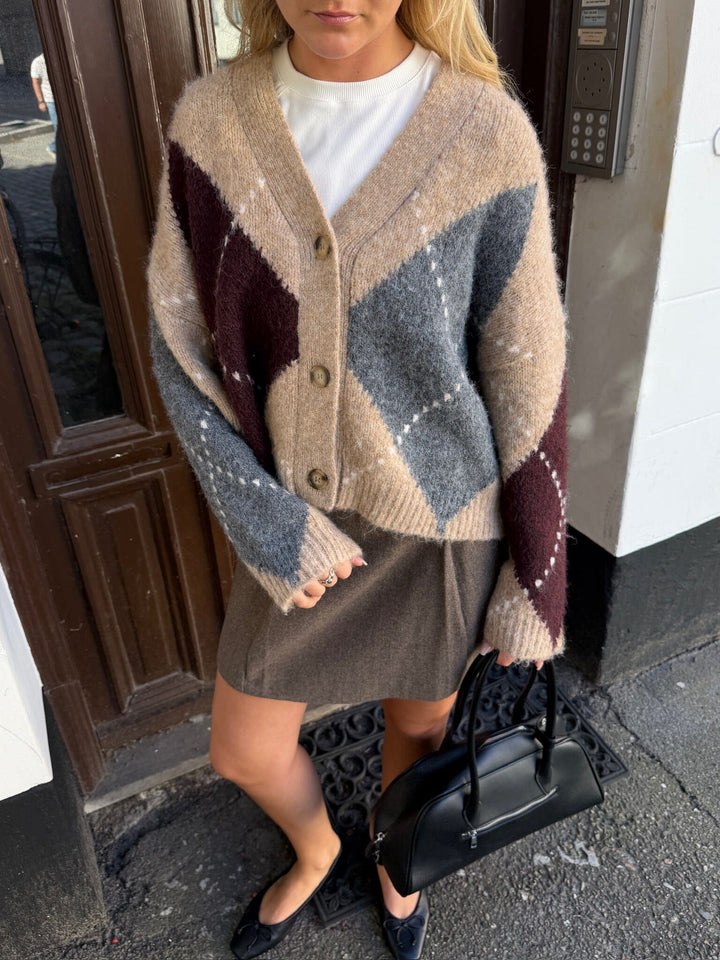 Noella - N-Laiana Knit Cardigan 14670002 - 969 - Sand Melange Cardigans 