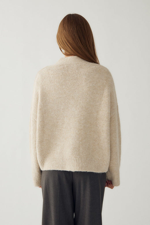 Noella - N-Laiana Knit Cardigan 16100001 - 023 - Beige Cardigans 