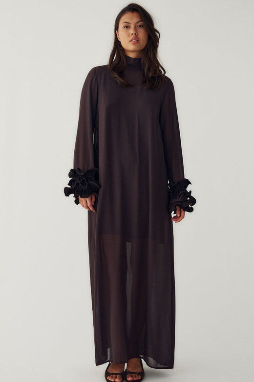Noella - N-Latania Long Dress 14510005 - 674 - Chocolate Kjoler 