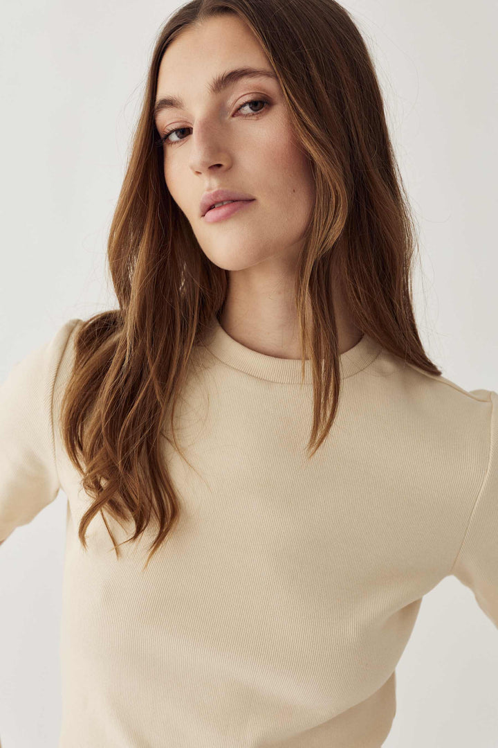 Noella - N-Lidie Ss Top 16510002 - 974 - Ivory T-shirts 