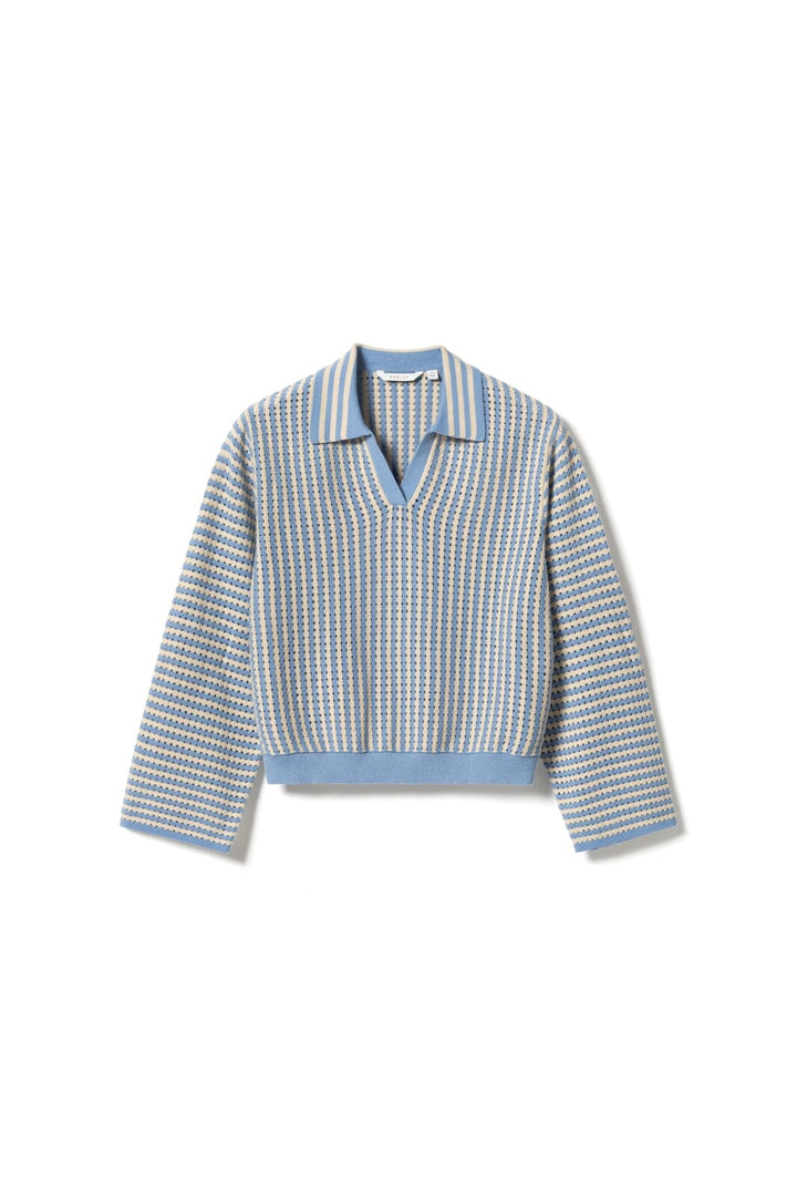 Noella - N-Makenna Knit 15020001 - 1430 - Deon Blue Stripe