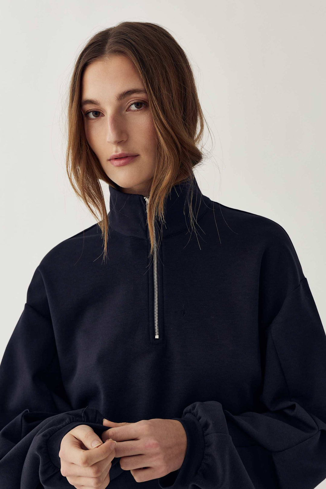 Noella - N-Marina Top 14940008 - 007 - Navy Sweatshirts 