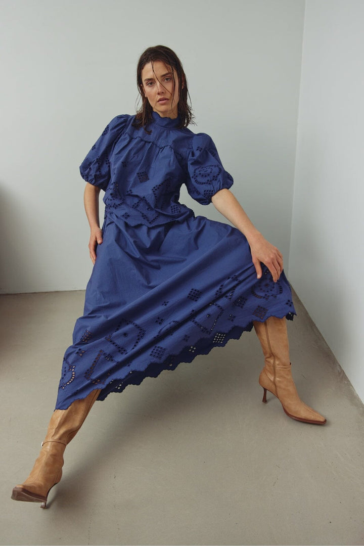 Noella - N-Marisol Skirt 15070003 - 1004 - Dusty Blue