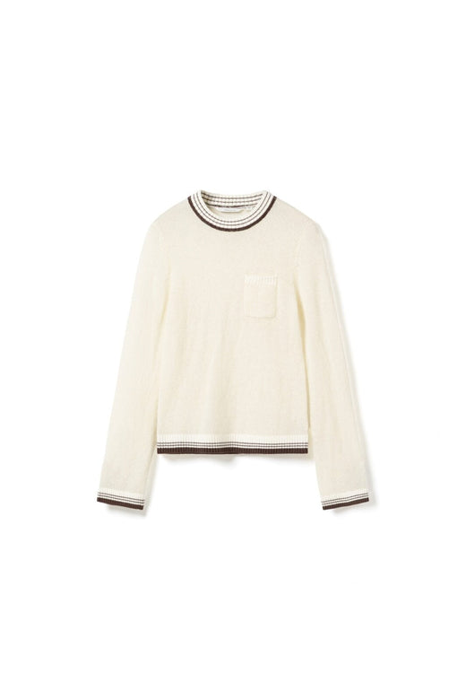 Noella - N-Marthy Ls Knit 16400002 - 1502 - Ivory Brown